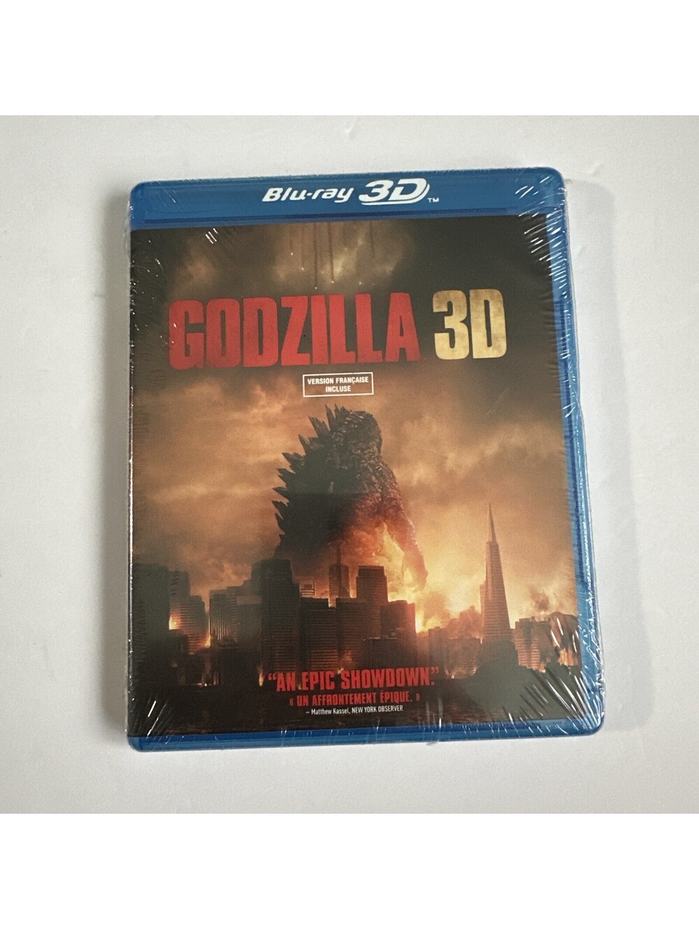 Godzilla 3D 2014 Blu-ray 3D Blu-ray DVD NEW SEALED Canadian Edition Bilingual